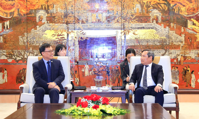 Hà Nội thúc đẩy hợp tác với các đối tác Hàn Quốc