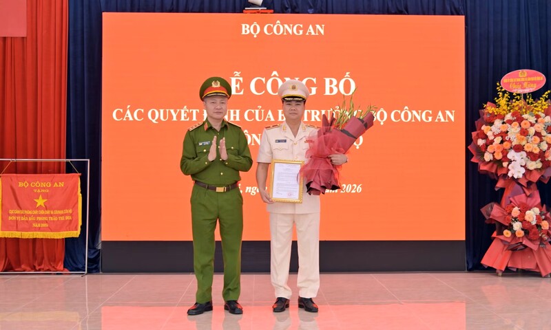 Thiếu tướng Dương Đức Hải làm Cục trưởng Cục Cảnh sát PCCC