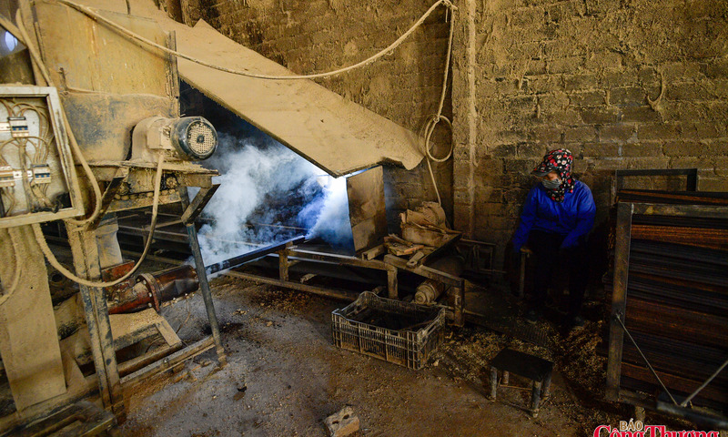 Độc đáo lõi ngô phế phẩm thành “vàng đen”