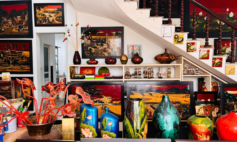 Làng sơn mài Hạ Thái: Phát triển du lịch từ nền tảng truyền thống