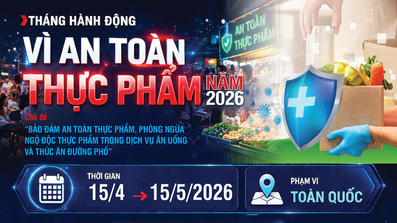 Infographic | Tháng hành động vì an toàn thực phẩm năm 2026