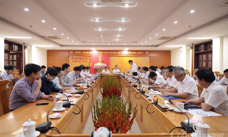 Thứ trưởng Nguyễn Hoàng Long làm việc với Hà Tĩnh về thực hiện Quy hoạch điện VIII điều chỉnh