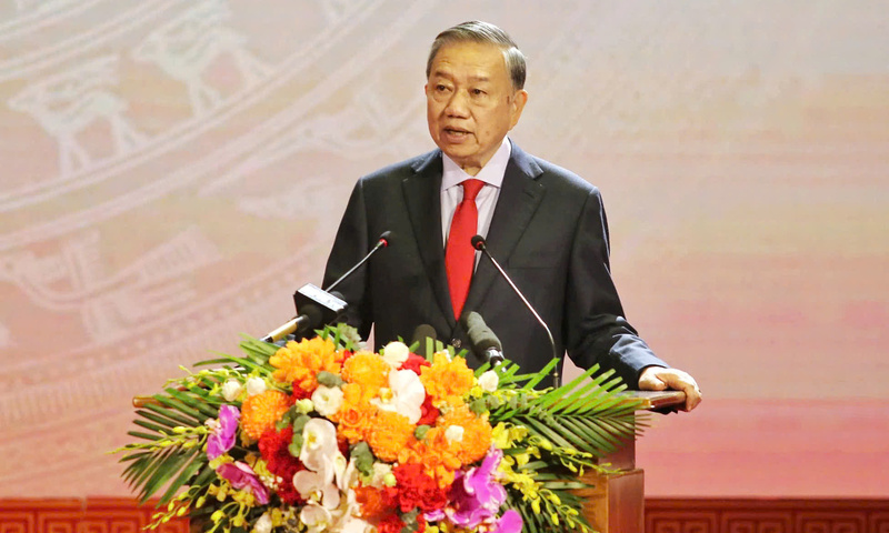 Tổng Bí thư, Chủ tịch nước Tô Lâm dự lễ kỷ niệm 120 năm Ngày sinh Tổng Bí thư Hà Huy Tập