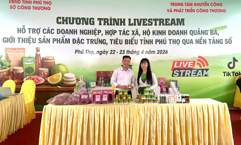 Thương mại điện tử mở lối cho tiêu thụ đặc sản Phú Thọ 