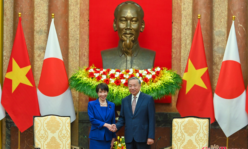 Tổng Bí thư, Chủ tịch nước Tô Lâm tiếp Thủ tướng Nhật Bản Takaichi Sanae