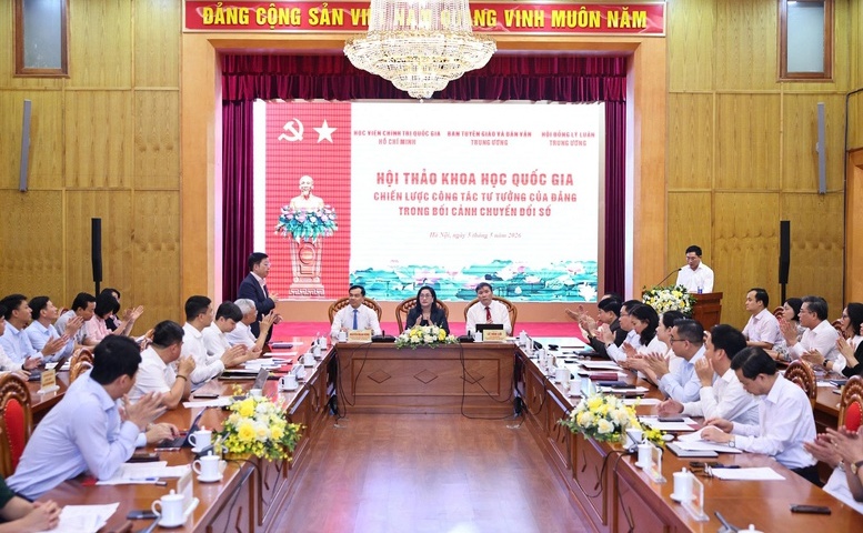 Hội thảo khoa học quốc gia 'Chiến lược công tác tư tưởng của Đảng trong bối cảnh chuyển đổi số'