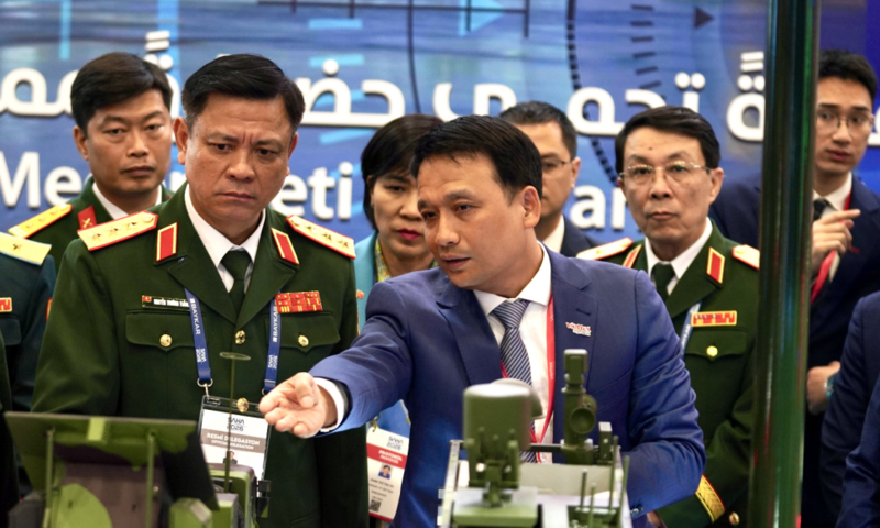 Sản phẩm công nghiệp quốc phòng của Viettel gây ấn tượng tại SAHA 2026
