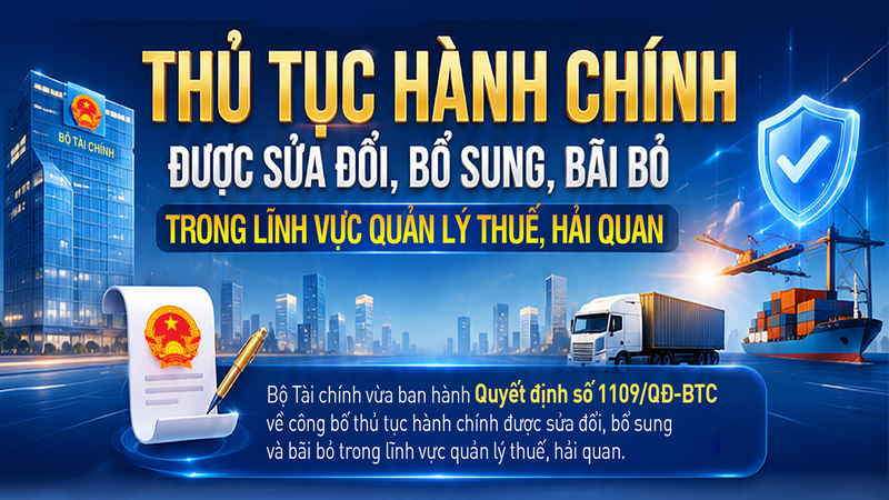 Infographic | Những thay đổi về thủ tục hành chính trong quản lý thuế, hải quan