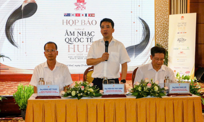 Thành phố Huế: Sôi động Tuần lễ Âm nhạc quốc tế Huế 2026