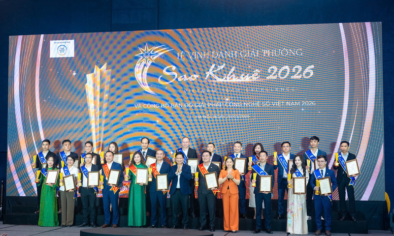 123 giải thưởng Sao Khuê 2026: Tôn vinh giải pháp công nghệ Việt Nam