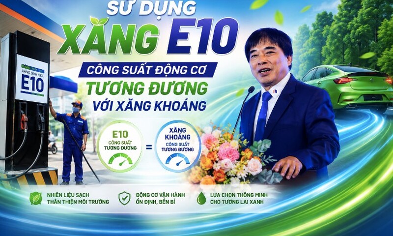 PGS. TS Đỗ Văn Dũng: Sử dụng xăng E10 công suất động cơ tương đương với xăng khoáng
