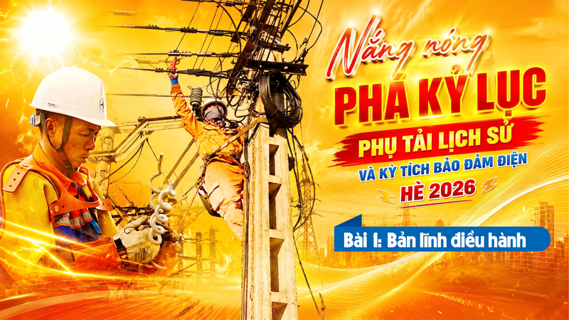 Nắng nóng phá kỷ lục phụ tải lịch sử và kỳ tích bảo đảm điện hè 2026 - Bài 1: Bản lĩnh điều hành