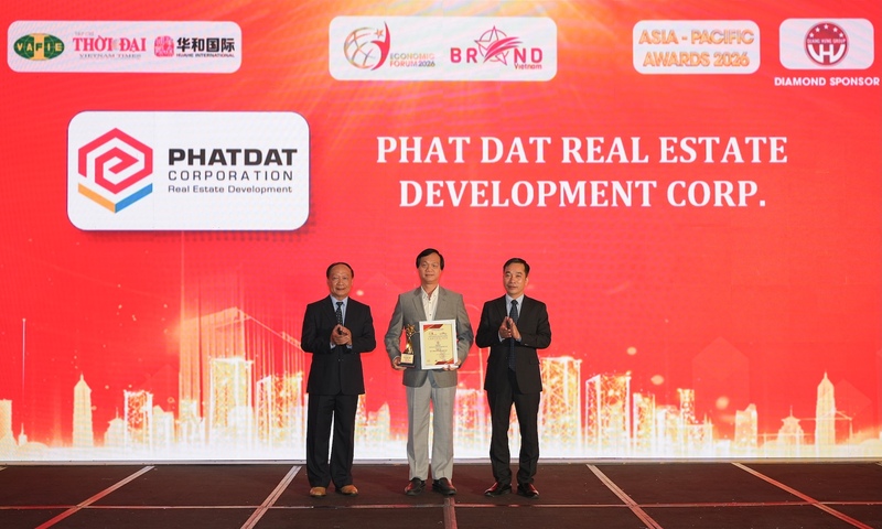 Phát Đạt nhận giải Thương hiệu Tiêu biểu Châu Á - Thái Bình Dương 2026