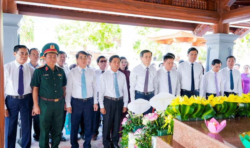 Tổ chức trọng thể lễ kỷ niệm 130 năm Ngày sinh đồng chí Hồ Tùng Mậu 