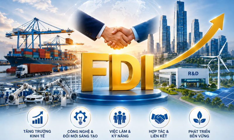 Nghị quyết 10-NQ/TW: Định vị lại vai trò FDI trong mô hình tăng trưởng mới