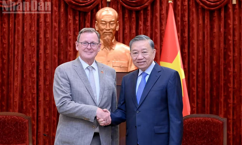 Tổng Bí thư, Chủ tịch nước Tô Lâm tiếp Phó Chủ tịch Quốc hội Cộng hòa Liên bang Đức 
