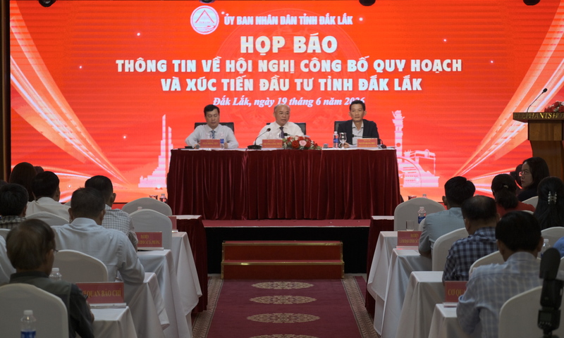 Đắk Lắk thông tin về Hội nghị Công bố Quy hoạch và Xúc tiến đầu tư 2026