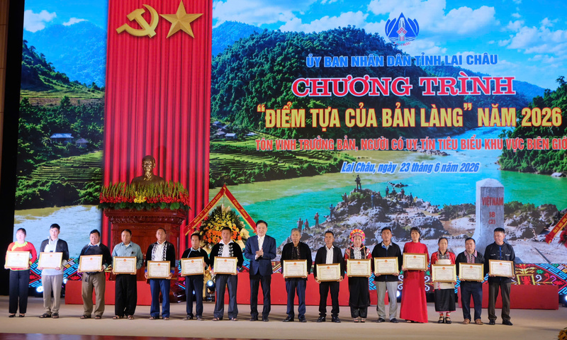 Lai Châu tôn vinh những “điểm tựa” vững chắc nơi biên cương Tổ quốc