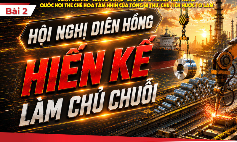 Mở “cửa sổ vàng” cho công nghiệp nền tảng: Quốc hội thể chế hóa tầm nhìn của Tổng Bí thư, Chủ tịch nước - Bài 2: Hội nghị Diên Hồng hiến kế làm chủ chuỗi