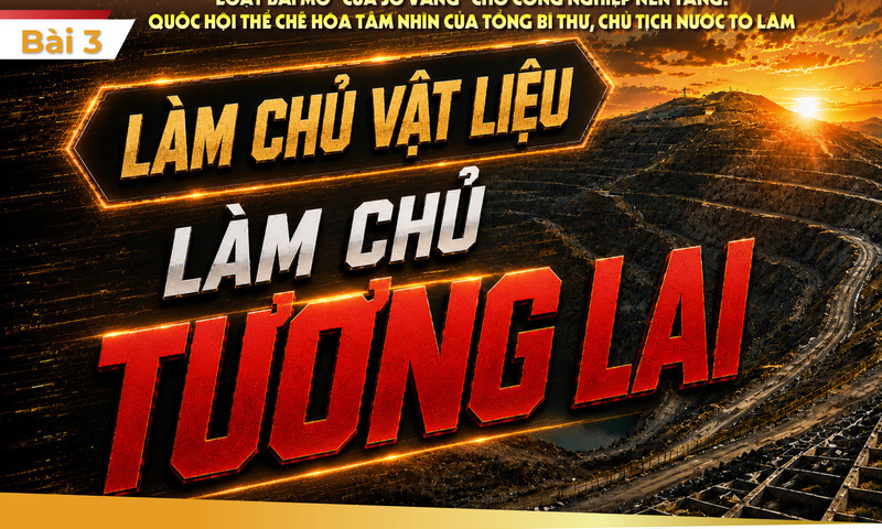Mở 'cửa sổ vàng' cho công nghiệp nền tảng: Quốc hội thể chế hóa tầm nhìn của Tổng Bí thư, Chủ tịch nước Tô Lâm - Bài 3: Làm chủ vật liệu, làm chủ tương lai