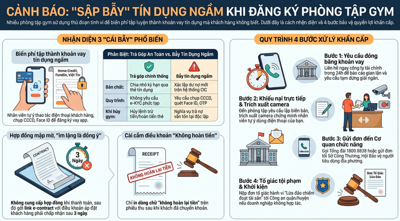 Cẩn trọng với 'bẫy' biến chi phí tập luyện thành khoản vay tín dụng