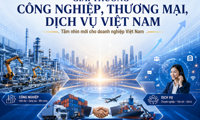 Giải thưởng Công nghiệp, Thương mại, Dịch vụ 2026: Nhận hồ sơ đến hết ngày 30/7