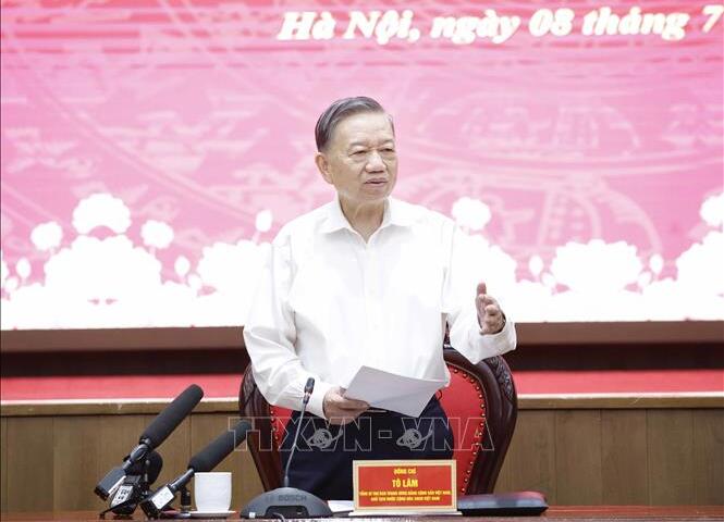 Tổng Bí thư, Chủ tịch nước Tô Lâm: Hà Nội phải tăng trưởng nhanh hơn, chất lượng phát triển phải tốt hơn