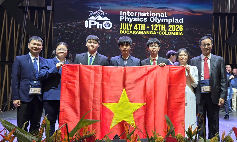Việt Nam giành 4 huy chương Vàng tại Olympic Vật lý quốc tế 2026