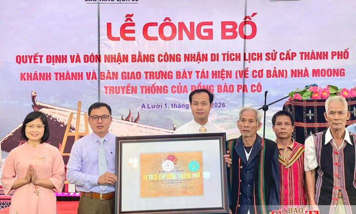 Thành phố Huế: Phát huy, bảo tồn nhà Moong của đồng bào dân tộc Pa Cô