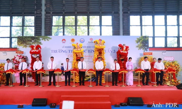 Công ty Phát Đạt khánh thành và bàn giao Trường Tiểu học Bình Chuẩn 3