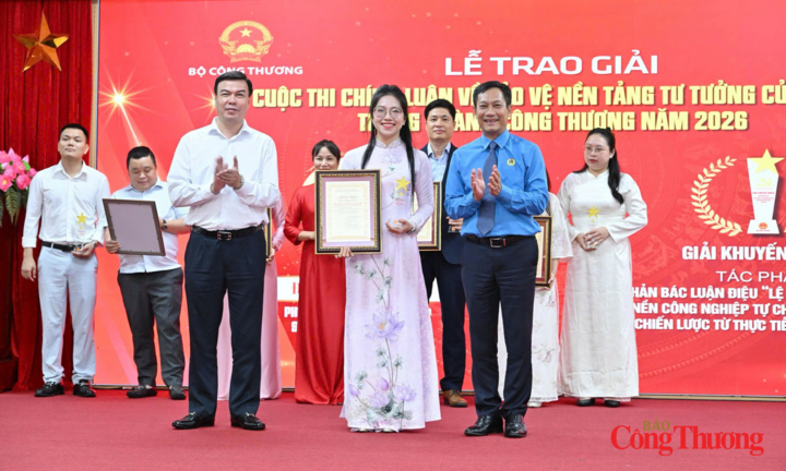  Sở Công Thương Nghệ An đoạt giải Cuộc thi chính luận bảo vệ nền tảng tư tưởng của Đảng