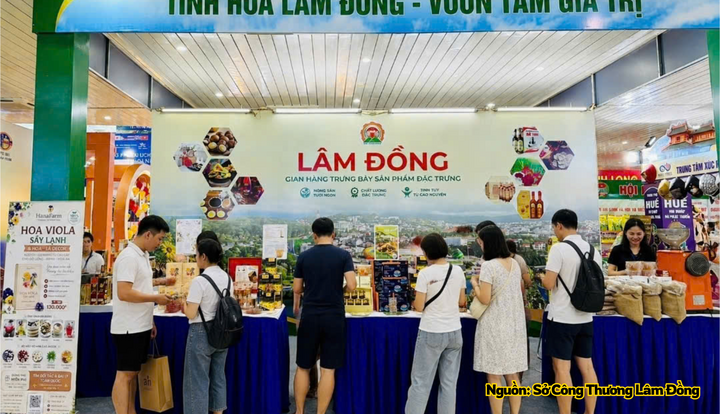 Lâm Đồng đưa đặc sản địa phương đến Hội chợ EWEC – Đà Nẵng 2026