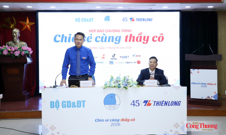 'Chia sẻ cùng thầy cô' năm 2026: Tiếp sức sự nghiệp 'trồng người'