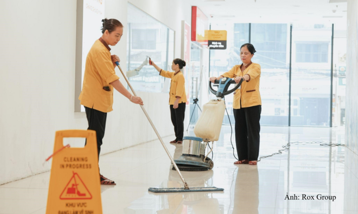 Vệ sinh công nghiệp: Điểm chạm góp phần tạo nên trải nghiệm tòa nhà