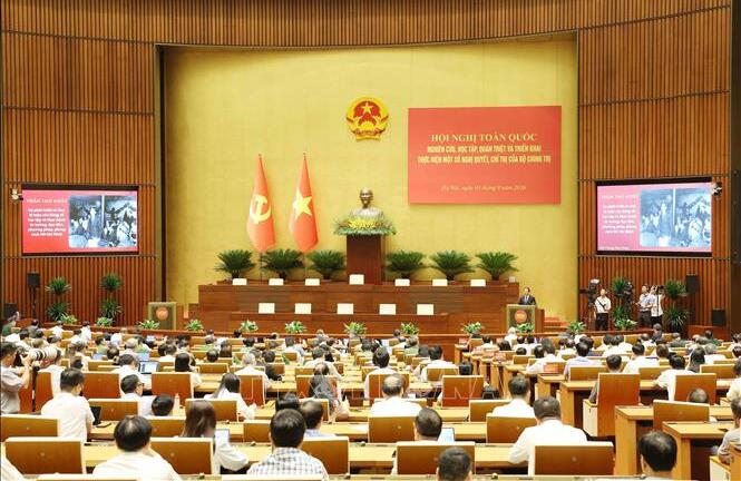 Hội nghị toàn quốc nghiên cứu, học tập, quán triệt và triển khai thực hiện một số Nghị quyết, Chỉ thị của Bộ Chính trị