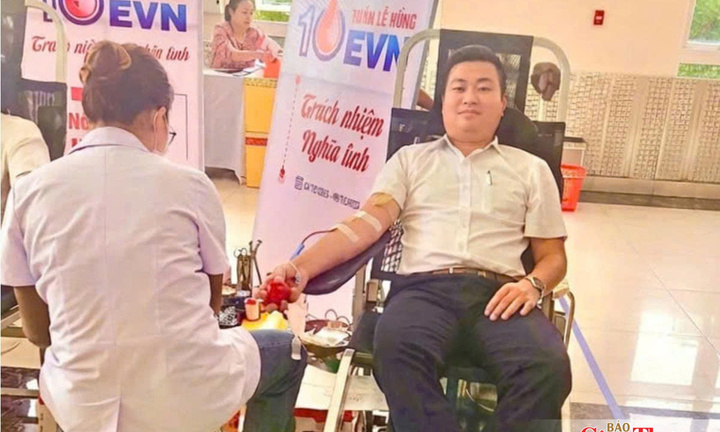 Cán bộ điện lực A Lưới lan tỏa tinh thần hiến máu, sống có trách nhiệm
