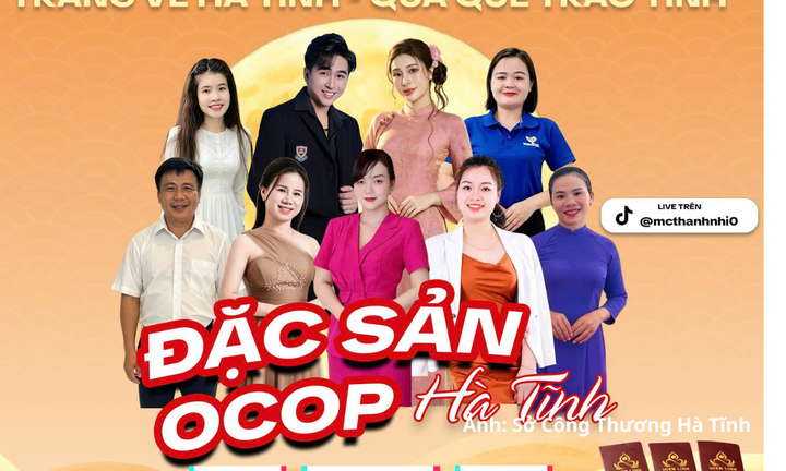 Hà Tĩnh đưa đặc sản quê hương lên sóng Mega Live TikTok