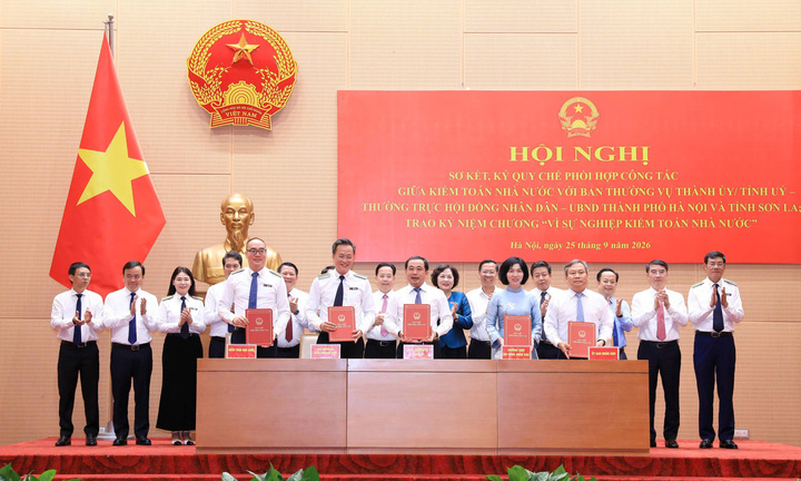 Hà Nội - Sơn La ký quy chế phối hợp với Kiểm toán Nhà nước