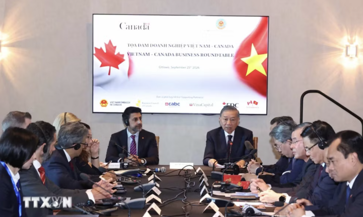 Tổng Bí thư, Chủ tịch nước Tô Lâm dự Tọa đàm cấp cao doanh nghiệp Việt Nam-Canada