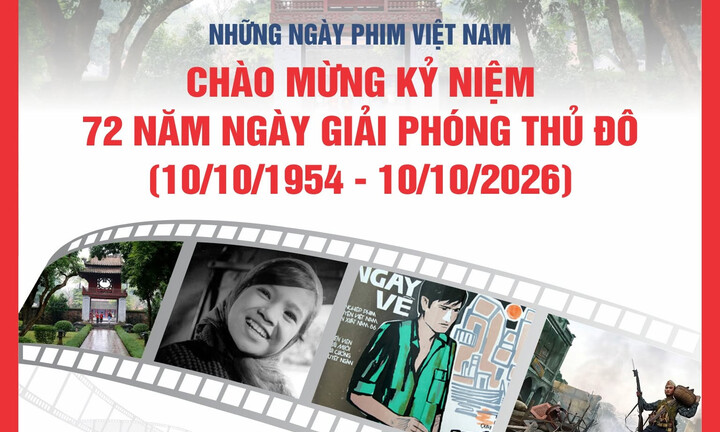 Tổ chức Những ngày phim Việt Nam kỷ niệm 72 năm Ngày Giải phóng Thủ đô