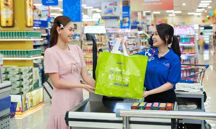 Cùng Saigon Co.op thay đổi thói quen, giảm sử dụng túi nilon