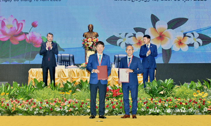 Vietnam Airlines bắt tay đối tác Lào, Campuchia thúc đẩy du lịch Đông Dương