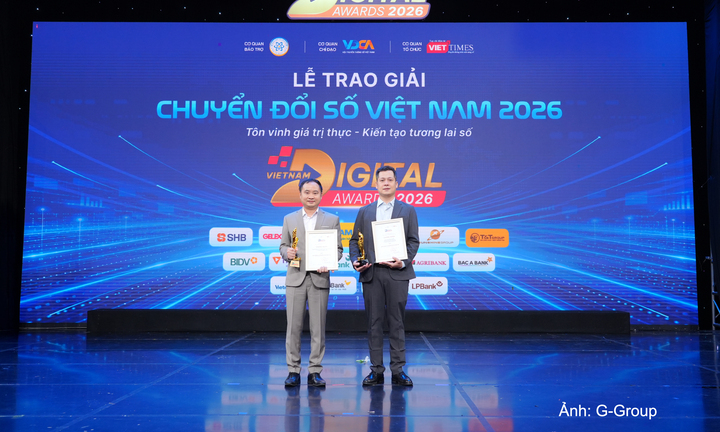 Hai giải pháp, hai lớp bảo vệ an ninh số: Dấu ấn G-Group tại Vietnam Digital Awards 2026