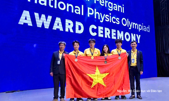 Việt Nam giành 4 huy chương tại Olympic Vật lí Al-Fergani 2026