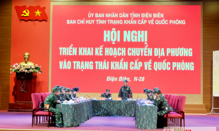 Điện Biên diễn tập khu vực phòng thủ, nâng cao khả năng phối hợp tác chiến