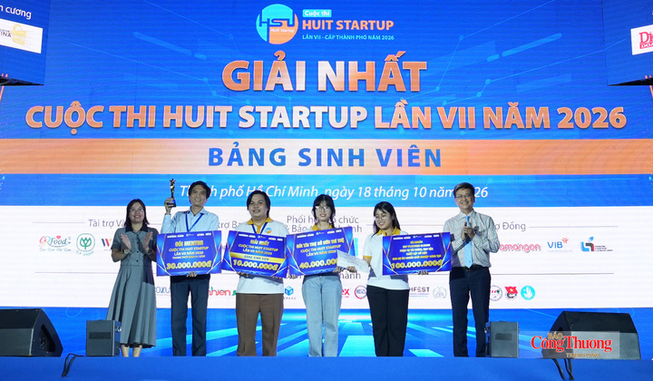 Tìm ra quán quân Cuộc thi HUIT Startup lần thứ VII năm 2026