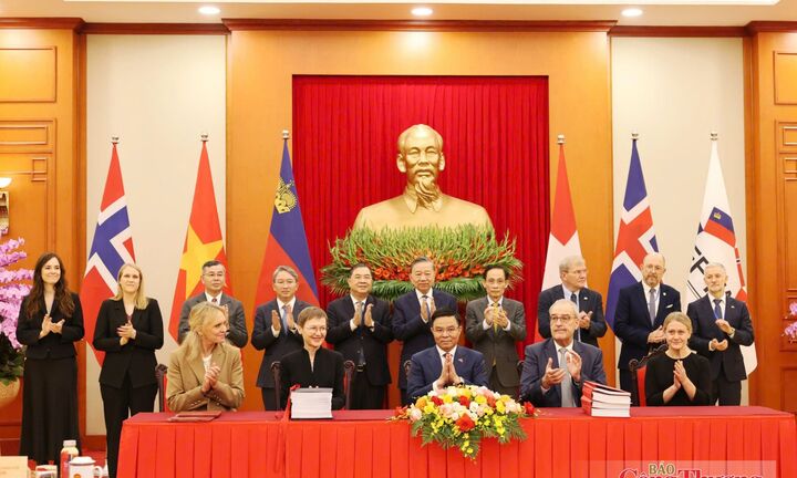 Chính thức ký kết FTA Việt Nam - EFTA sau 14 năm đàm phán