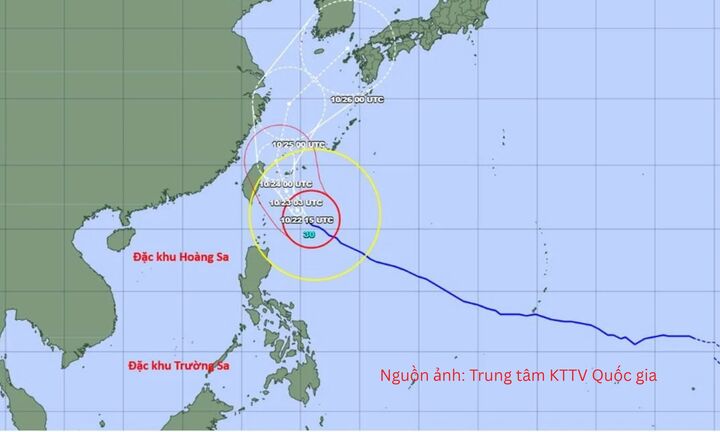 Siêu bão Champi suy yếu, không đi vào Biển Đông