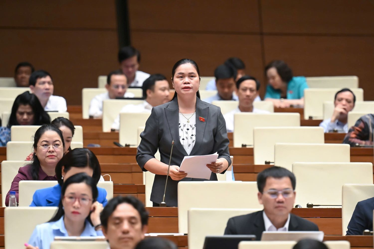 Đại biểu Ma Thị Thúy- Đoàn Tuyên Quang. Ảnh: QH