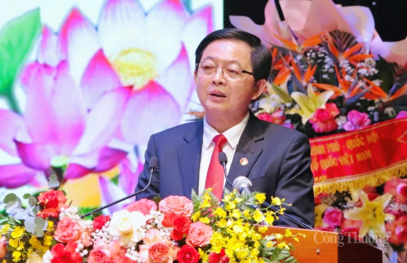 Ông Hồ Quốc Dũng, Bí thư Tỉnh ủy Gia Lai phát biểu. Ảnh: Hiền Mai